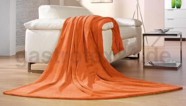 Mikrofaserdecke Memphis Premium karminrot